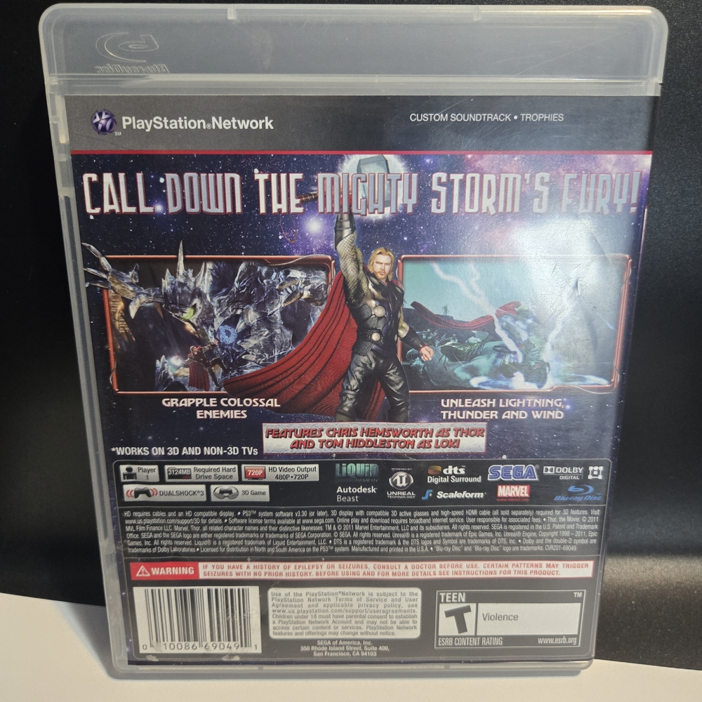 Thor: God of Thunder PS3 Game - Black - Picture 3 of 5